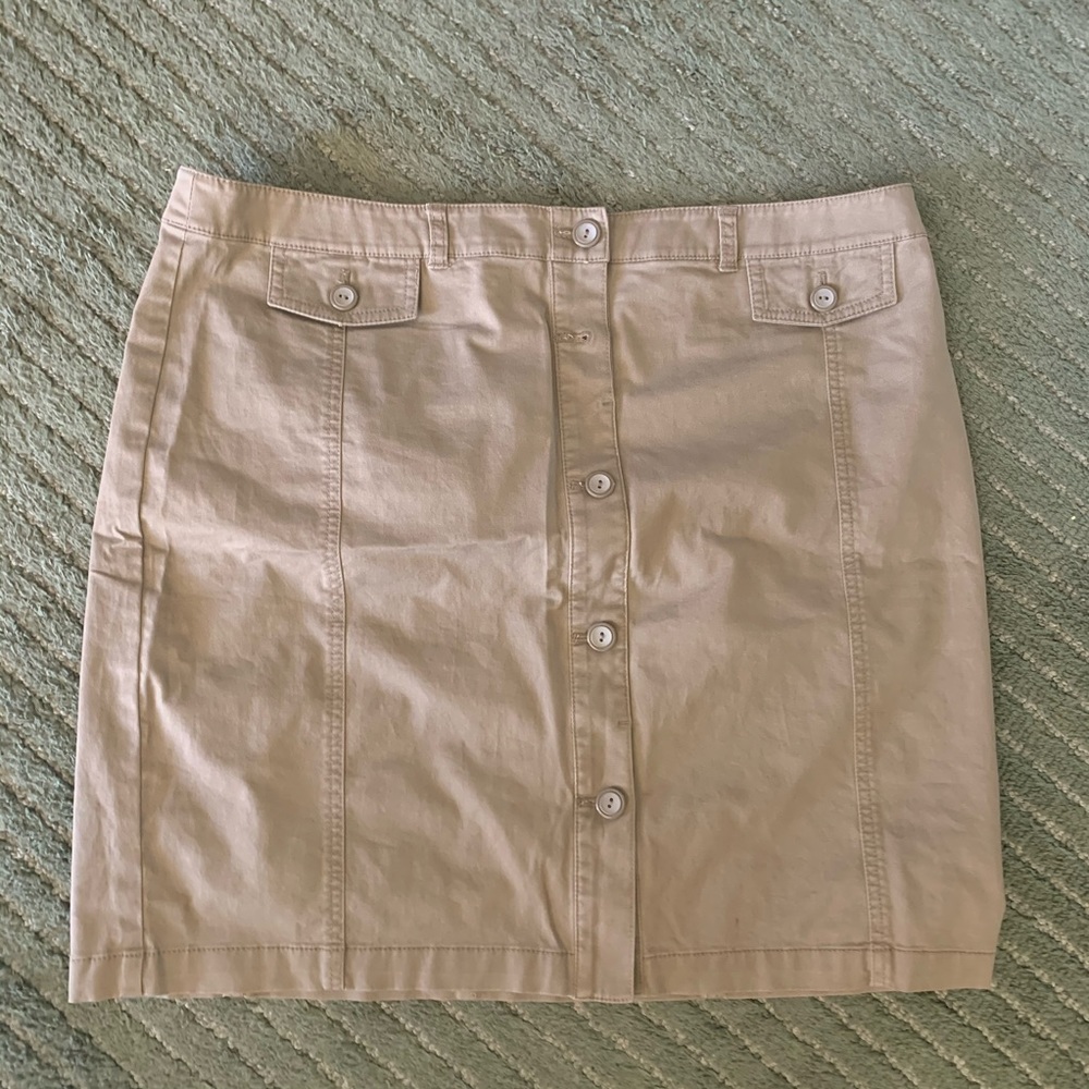 Khaki skirt